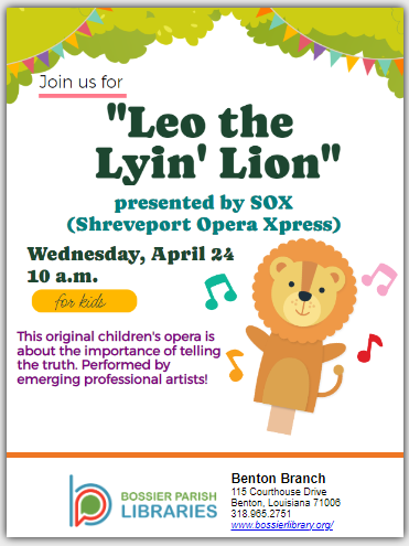 Leo the Lyin' Lion Flyer