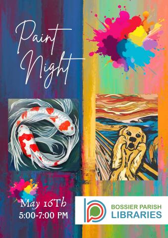 Paint night flyer