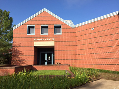 Exterior shot of the History Center