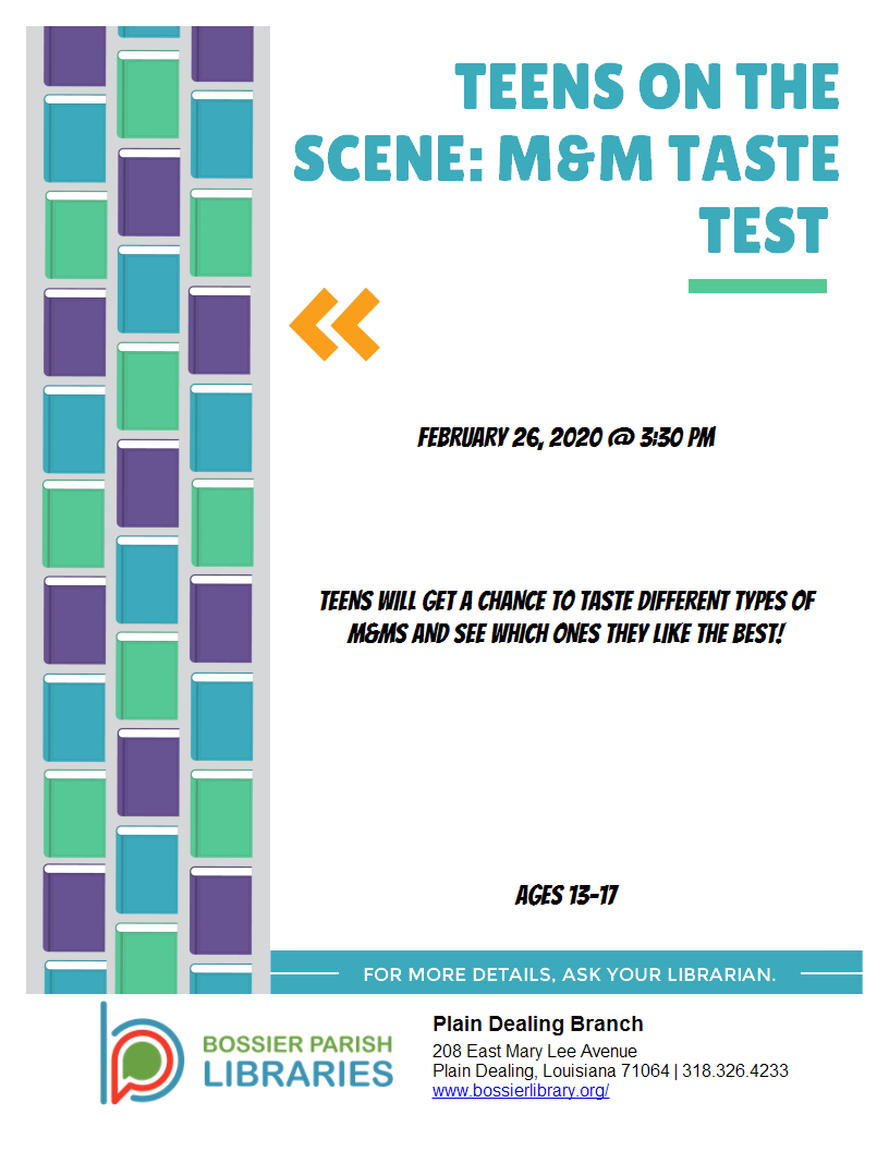Teens on the Scene: M&M Taste Test