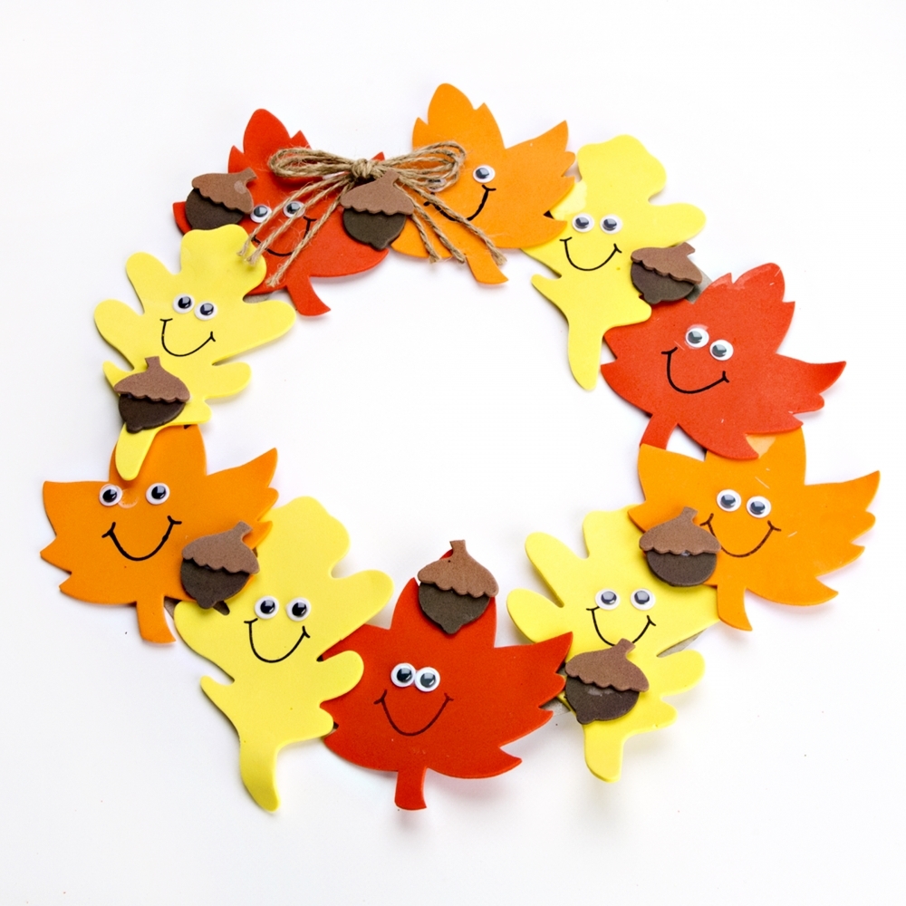 Fall Wreath for Kids