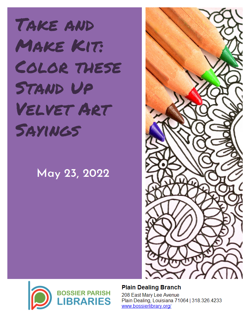 Velvet Art Coloring Kit