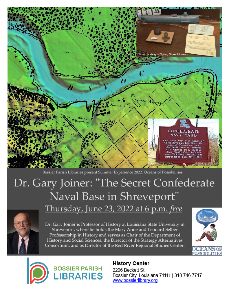 Flyer for program showing map of Red River