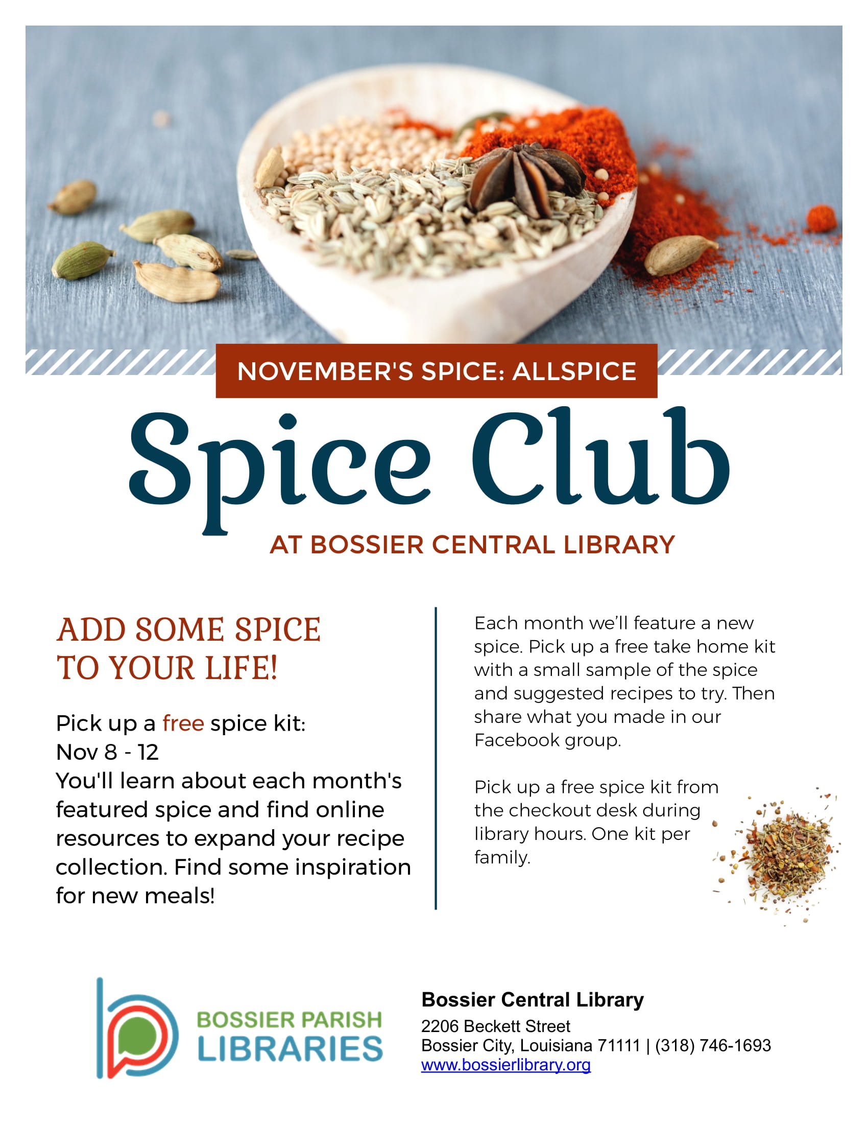 Spice club - Allspice graphic