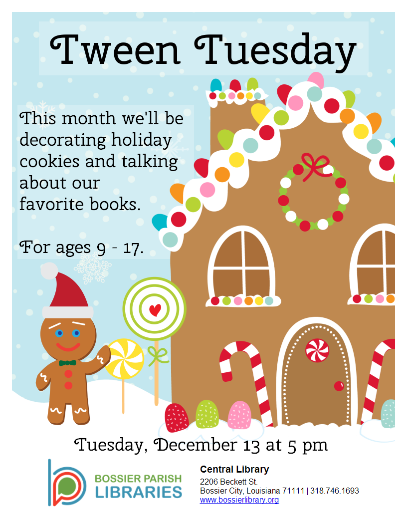Gingerbread man flyer for cookie decorating