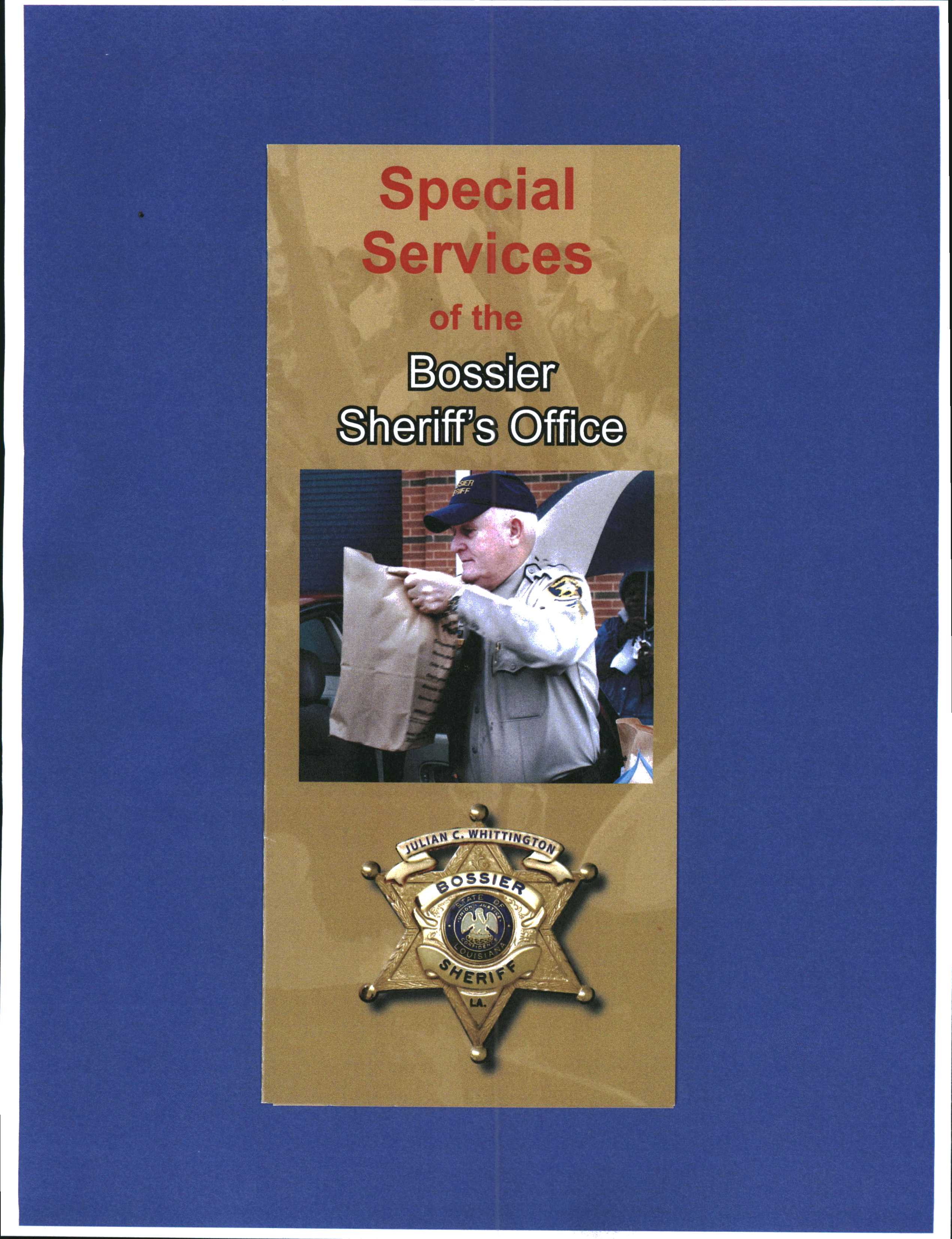 special services sheriff's dept.