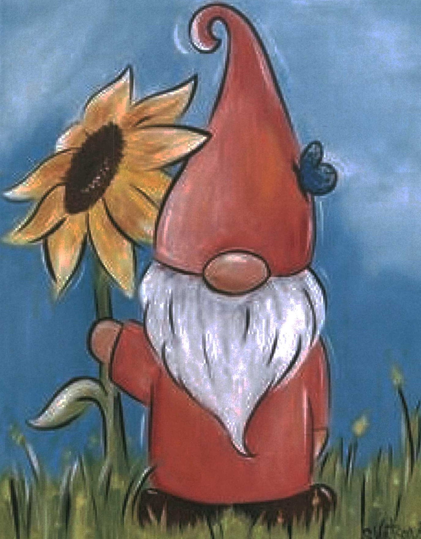 painting of gnome