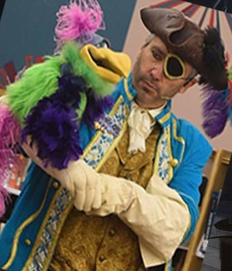 Professor QB in his pirate costume.
