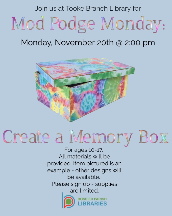Make a Memory Box 