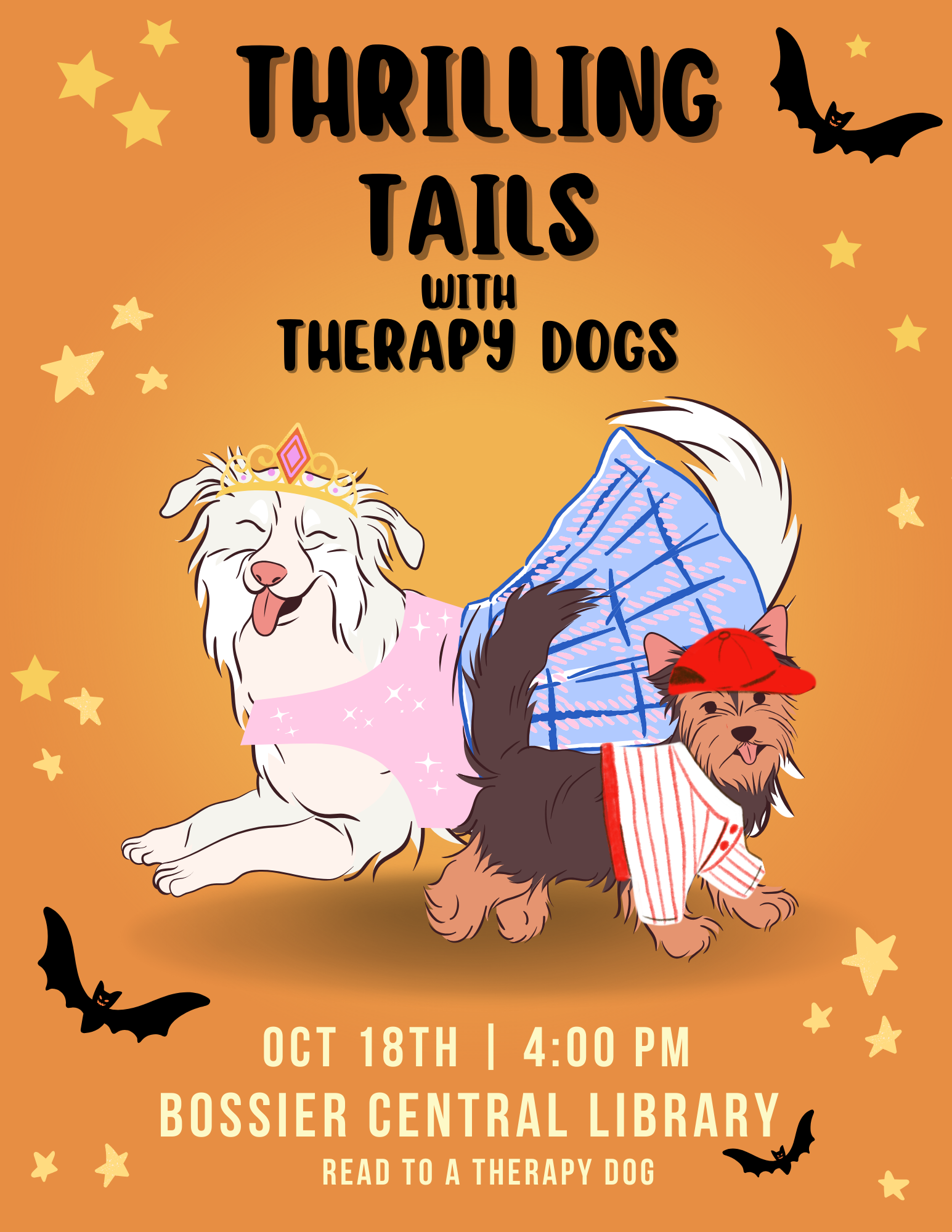 therapy dog flyer
