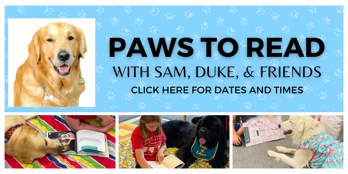 Paws to Read with Sam, Duke, and Friends
