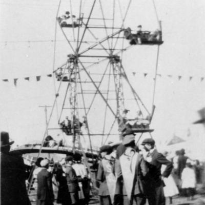 1910"s Ferris Wheel at the Louisiana State Fair.  1997.054.064