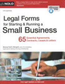 Cover image for Legal Forms for Starting & Running a Small Business