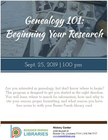 Genealogy 101