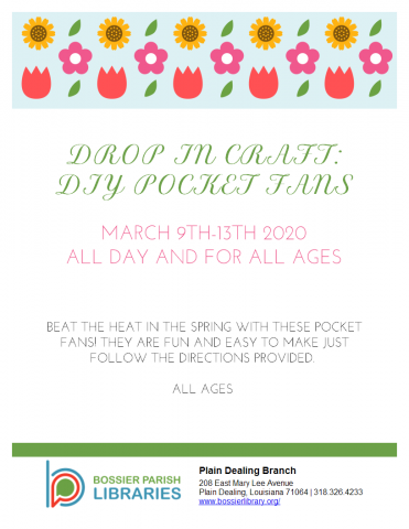 Drop in Craft: Pocket Fan