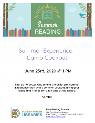 Summer Experience Camp Cookout