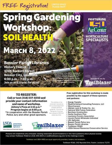 Spring gardening flyer