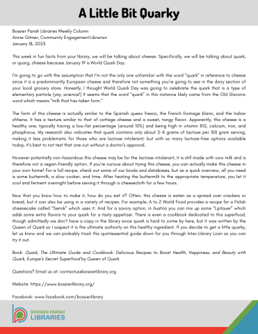 A Little Bit of Quarky