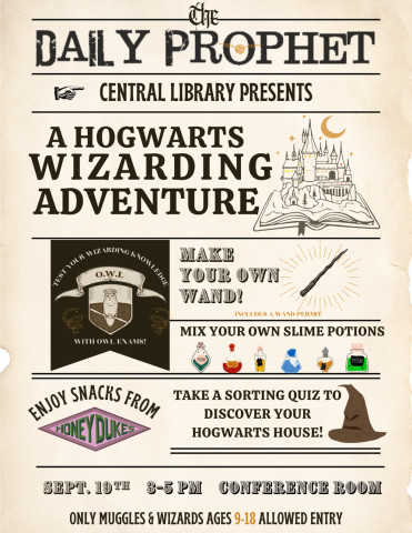 Wizarding flyer