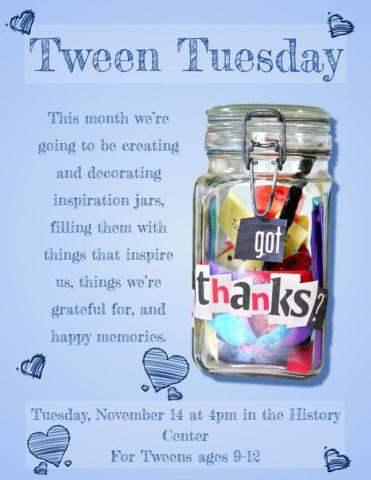 Tween tuesday flyer