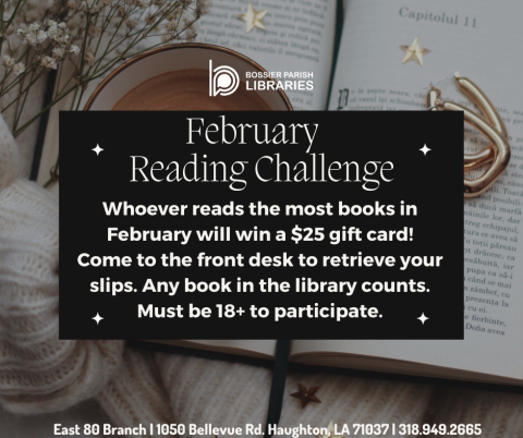 Read as much as possible to be the top reader for the month of February