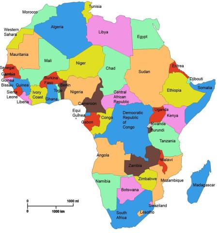 map of africa