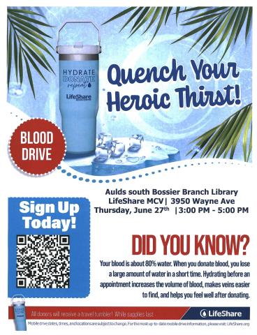 blood drive 6-27-24