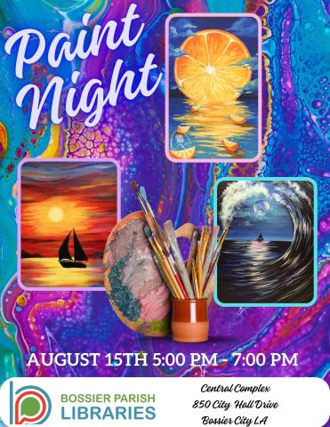 Paint Night August 15th