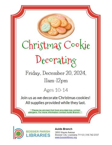 Christmas Cookie Decorating 2024