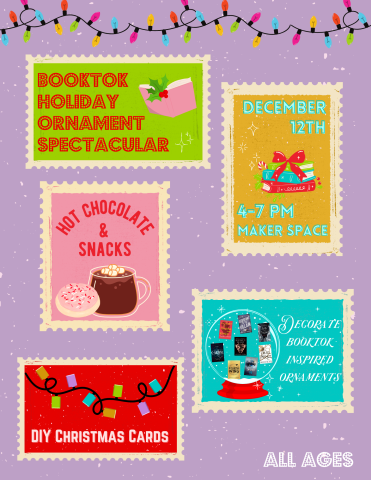 booktok holiday ornament spectacular flyer