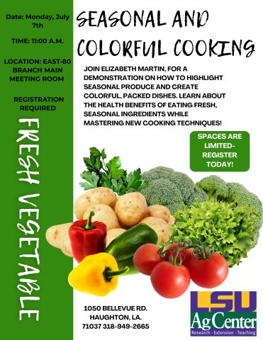 Seasonal and Colorful Cooking Flyer