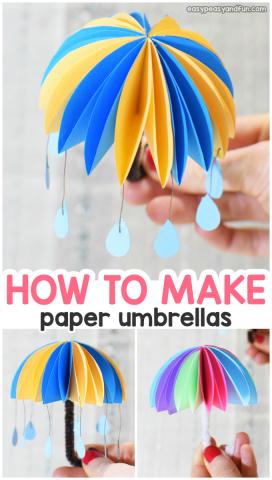 paper umbrellas