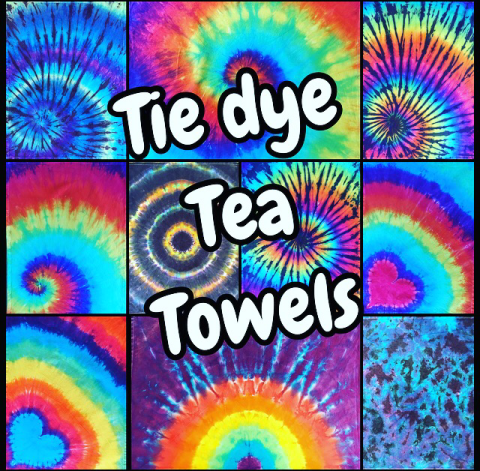 tie dye towels