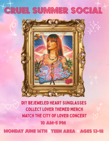 cruel summer social flyer