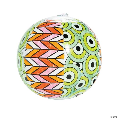 Color your own beach ball
