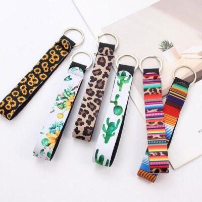 ribbon wrist keychain lanyard