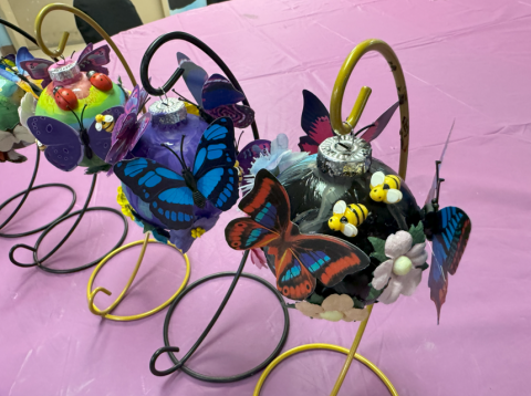 Sanctuary Glass Globe Art Example