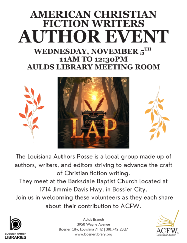 local author event 11-5-25