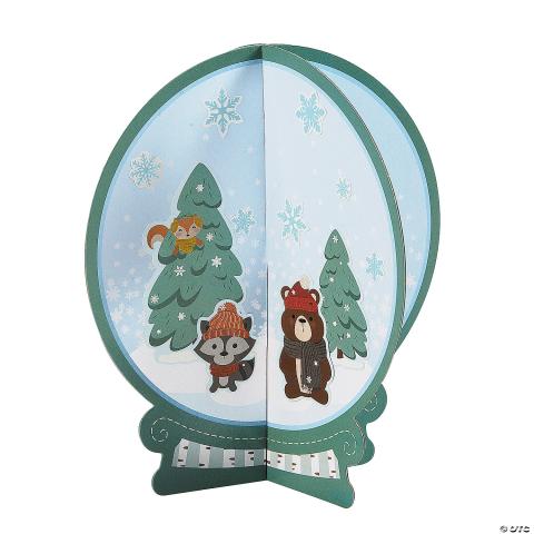 snowglobe sticker craft