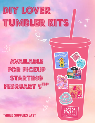 DIY lover tumbler kit flyer