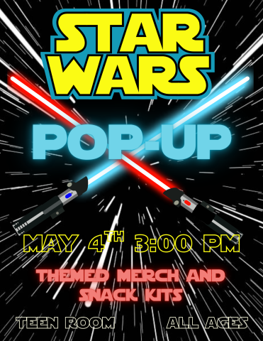 star wars pop up flyer