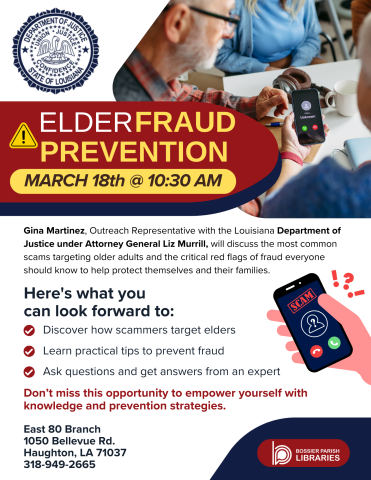 Elder Fraud Prevention Flyer