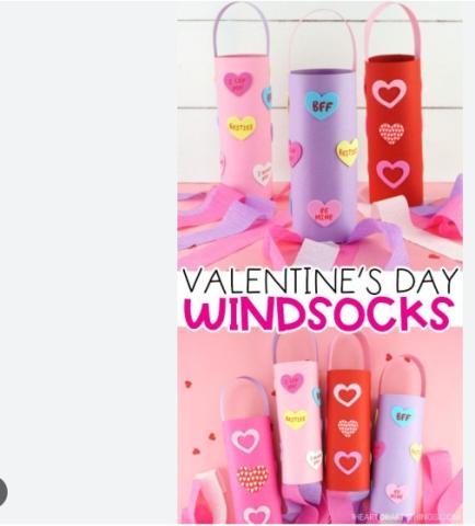 Valentine wind sock