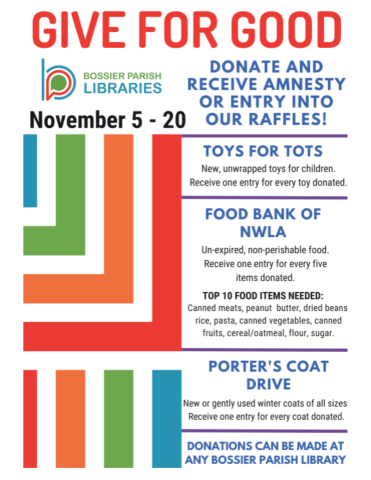 Give for Good Donation Drive.