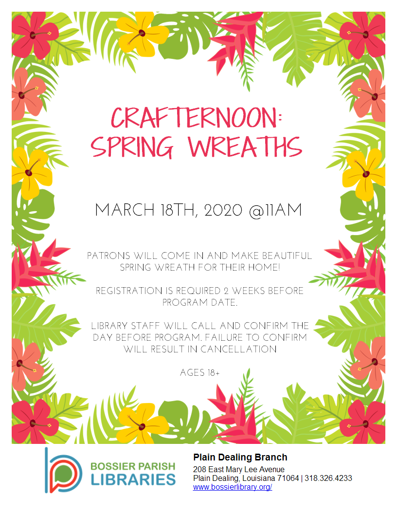 Crafternoon: Spring Wreaths
