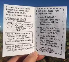 example of a zine