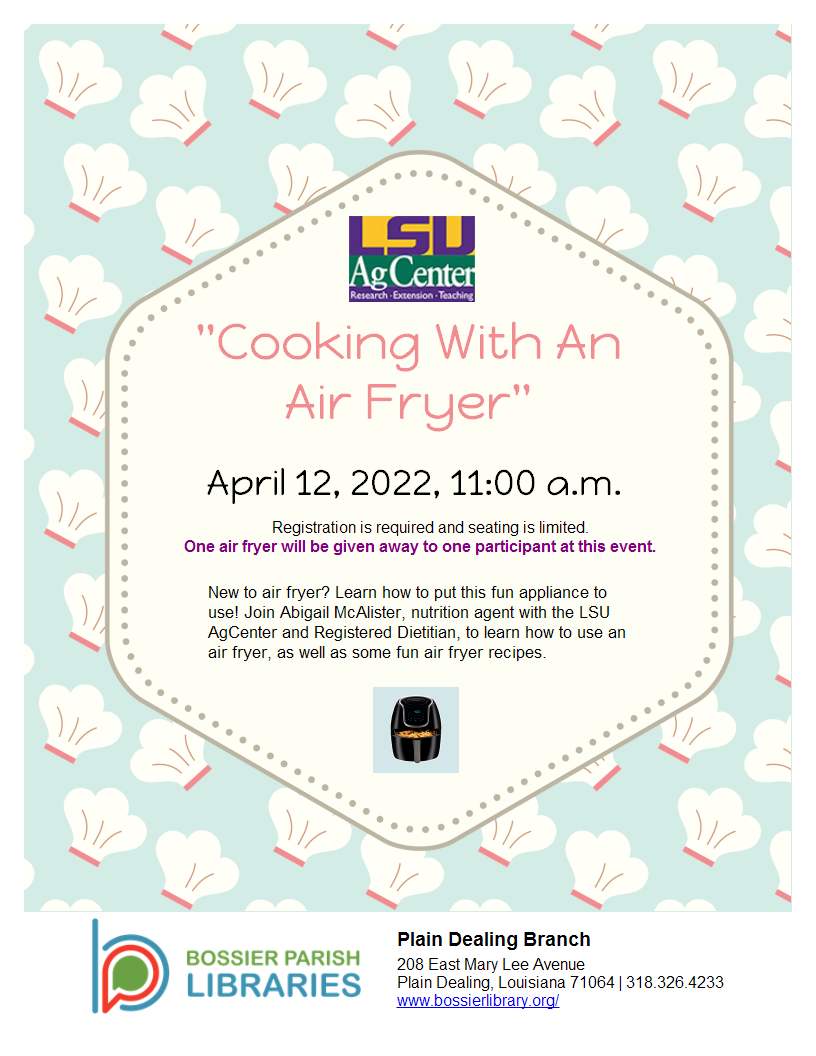 Cooking with an Air Fryer