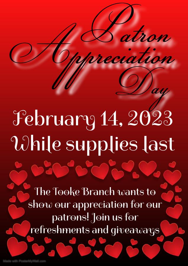 Patron Appreciation Day