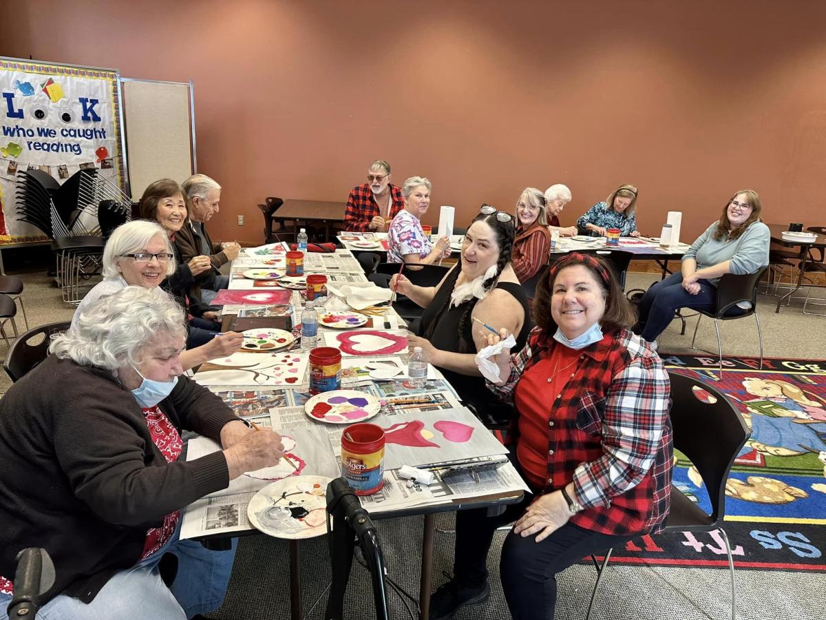 Our awesome painting group!