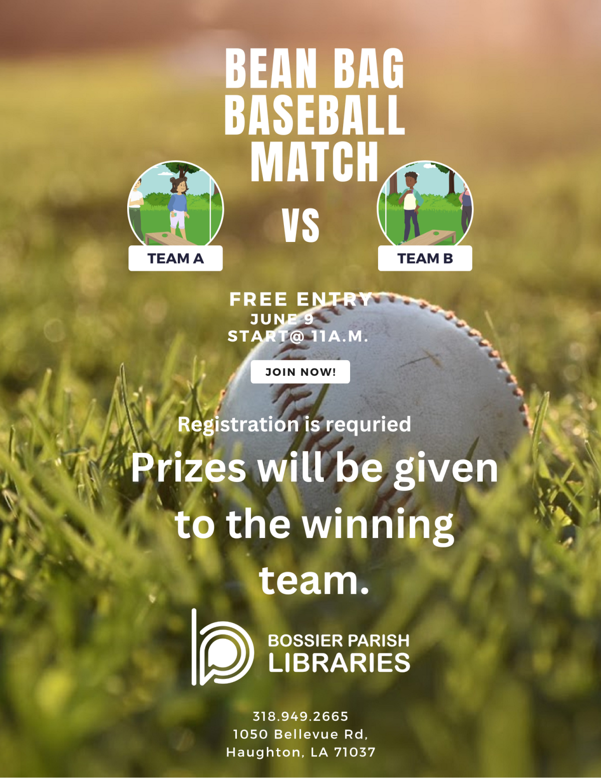 bean bag baseball match